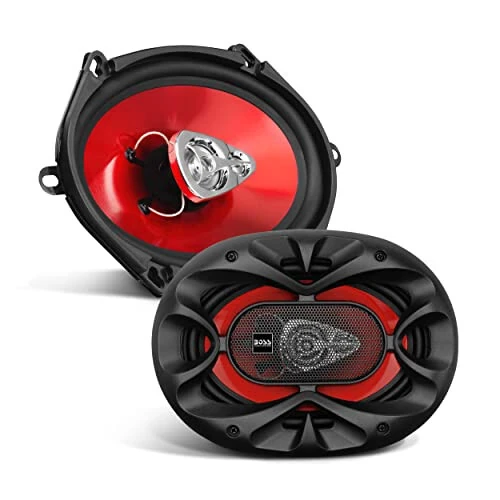 BOSS Audio Systems CH5730 5 x 7 dyuymli avtomobil eshik dinamiklari - Maksimal 300 vatt, koaksiyal, 3 tomonlama, to'liq diapazon, 4 Om, juftlikda sotiladi - 1