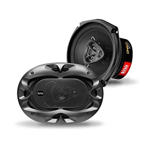 BOSS Audio Systems CH6930B Chaos Series 6 x 9 Inch Car Stereo Door Speakers - 400 Watts Max, 3 Way, Full Range Audio, Tweeters, Coaxial, Sold in Pairs - MODAZONE