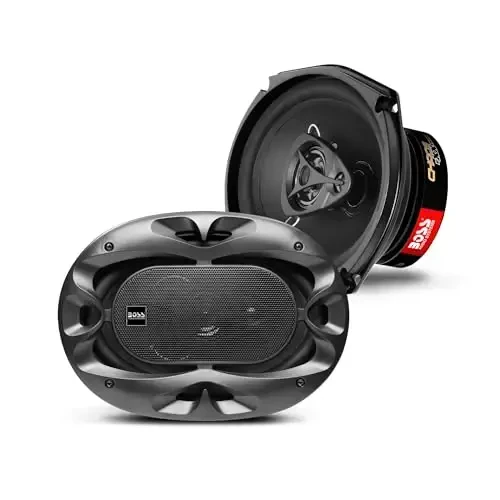 BOSS Audio Systems CH6930B 6 x 9 Inch Car Door Speakers - 400 Watts Max (Pair), Coaxial, 3 Way, Full Range, 4 OModazones, Sold in Pairs, Bocinas para Carro - 1