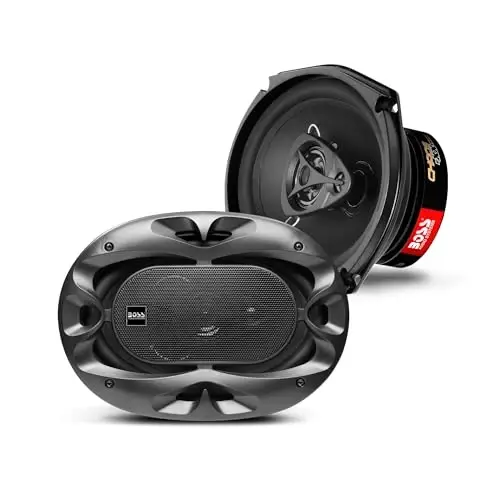 BOSS Audio Systems CH6930B Chaos Series 6 x 9 Inch Car Stereo Door Speakers - 400 Watts Max, 3 Way, Full Range Audio, Tweeters, Coaxial, Sold in Pairs - 1