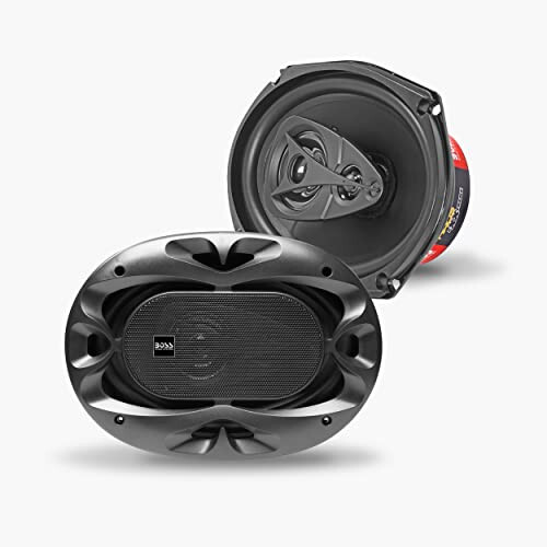 BOSS Audio Systems CH6940B Chaos Exxtreme Series 6 x 9 Inch Car Door Speakers - 500 Watts Max (per Pair), Coaxial, 4 Way, Full Range, 4 OModazones, Sold in Pairs, Bocinas para Carro - BOSS Audio Systems