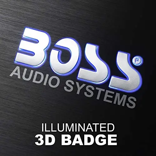 BOSS Audio Systems R1100MK Car Amplifier and 8 Gauge Wiring Kit - 1100 Watts Max Power, 2-4 OModazone Stable, Class A/B, Monoblock, Mosfet Power Supply, Remote Subwoofer Control - 4