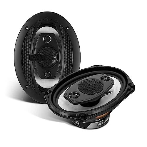 BOSS Audio Systems R94 Riot Series 6 x 9 dyuymli avtomobil stereo eshik karnaylari - 500 vatt maksimal, 4 yo'lli, to'liq diapazonli, tviterlar, koaksial, juft bo'lib sotiladi - MODAZONE