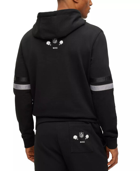 BOSS by Hugo Boss x NFL Erkaklar uchun Hoodie Kolleksiyasi Las Vegas Raiders - Qora - 2