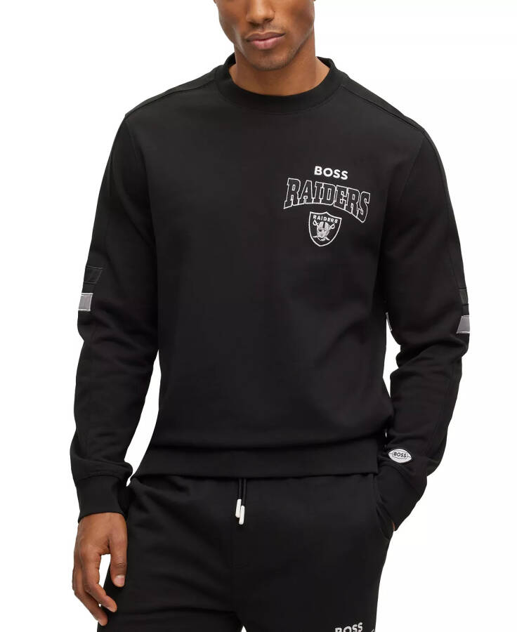 BOSS by Hugo Boss x NFL Erkaklar uchun Svitshot Kolleksiyasi Las Vegas Raiders - 1