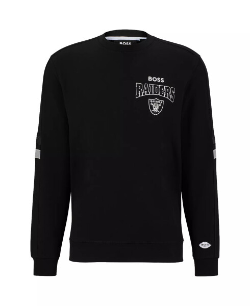 BOSS by Hugo Boss x NFL Erkaklar uchun Svitshot Kolleksiyasi Las Vegas Raiders - 3