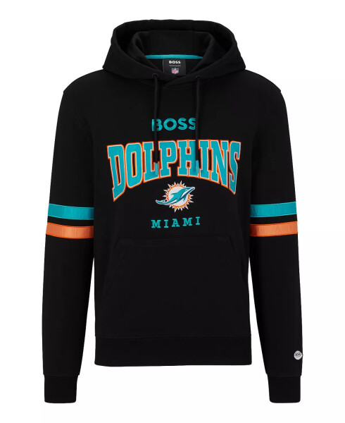 BOSS by Hugo Boss x NFL Erkekler Tişört Koleksiyonu Miami Dolphins - Siyah - 3