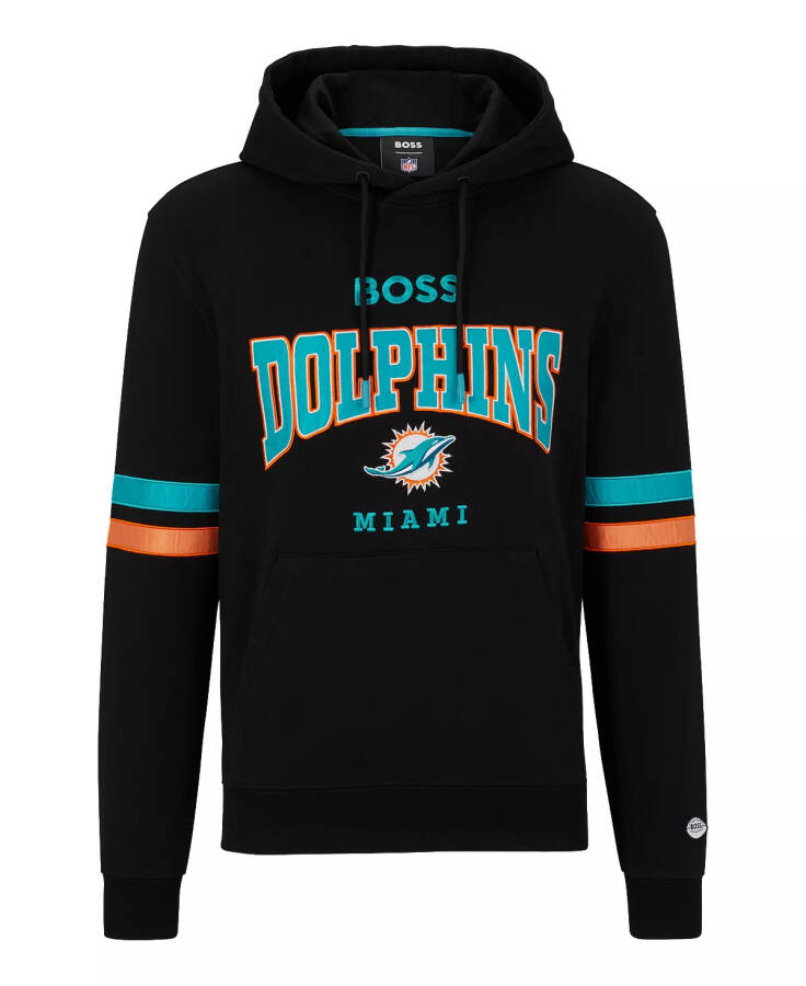 BOSS by Hugo Boss x NFL Erkekler Tişört Koleksiyonu Miami Dolphins - Siyah - 3