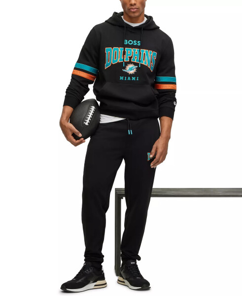 BOSS by Hugo Boss x NFL Erkekler Tişört Koleksiyonu Miami Dolphins - Siyah - 4