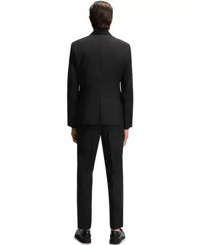 BOSS Erkaklar uchun bitta ko'ylagi – Qora - 8