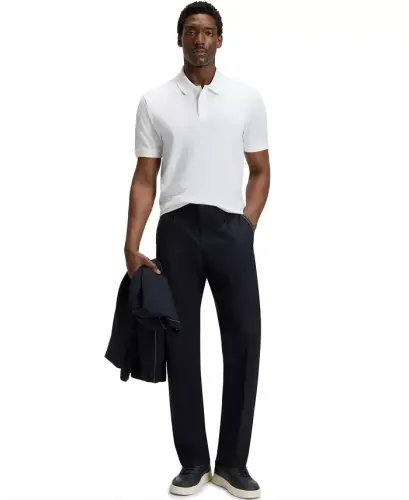 Boss erkaklar uchun paxtadan regular-fit polo ko'ylak - 5