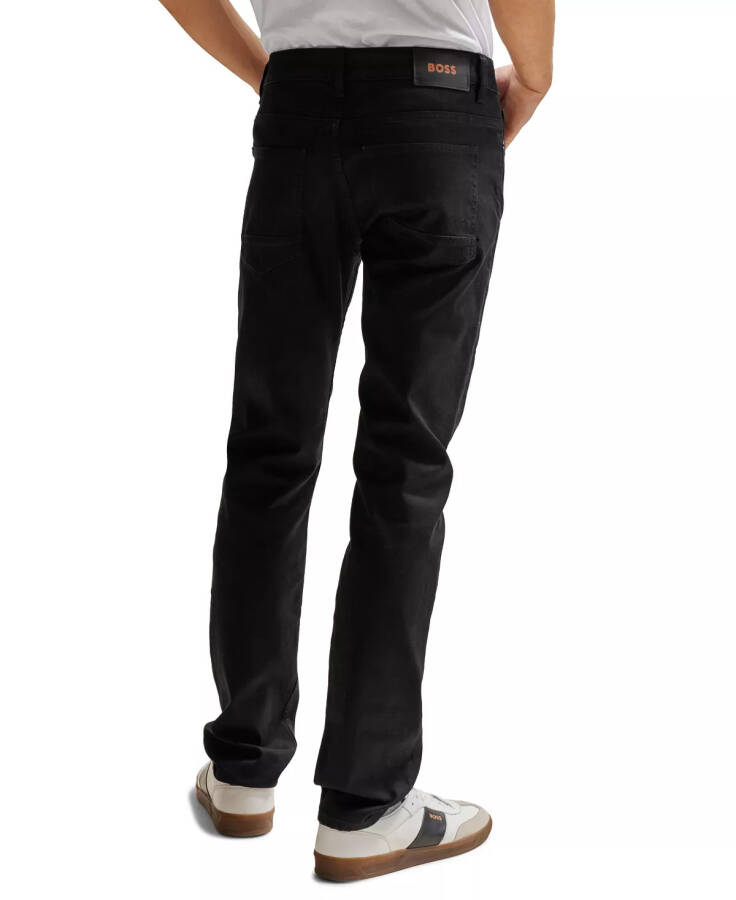 BOSS Erkek Slim Fit Kot Pantolon Siyah - 6