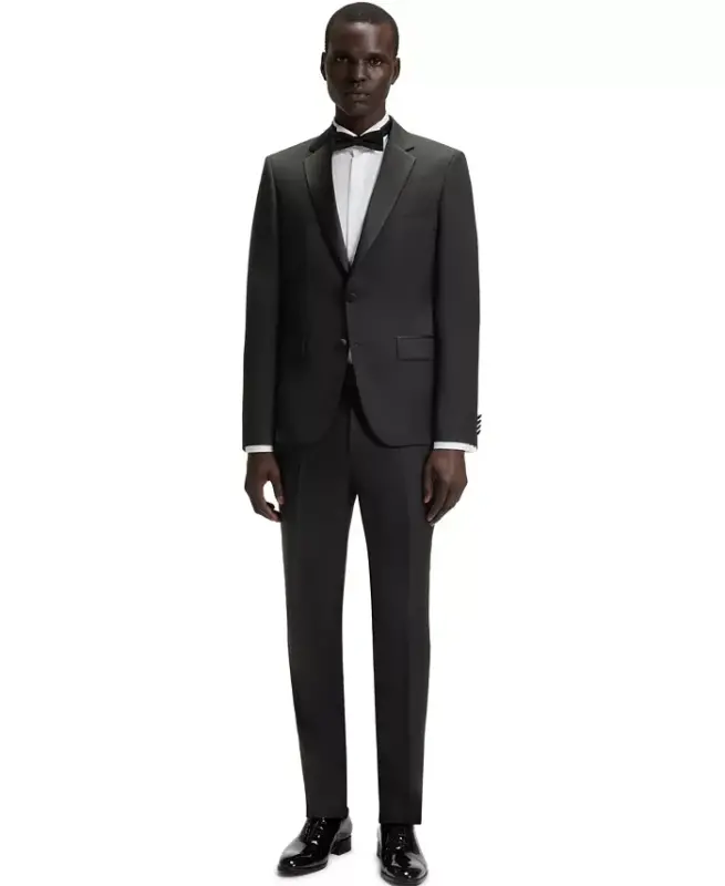 BOSS Men's Tuxedo Jacket - Black - 7