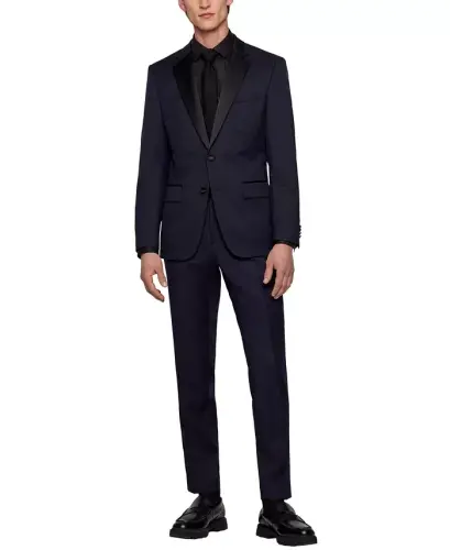 BOSS Men's Tuxedo Jacket - Black - 11