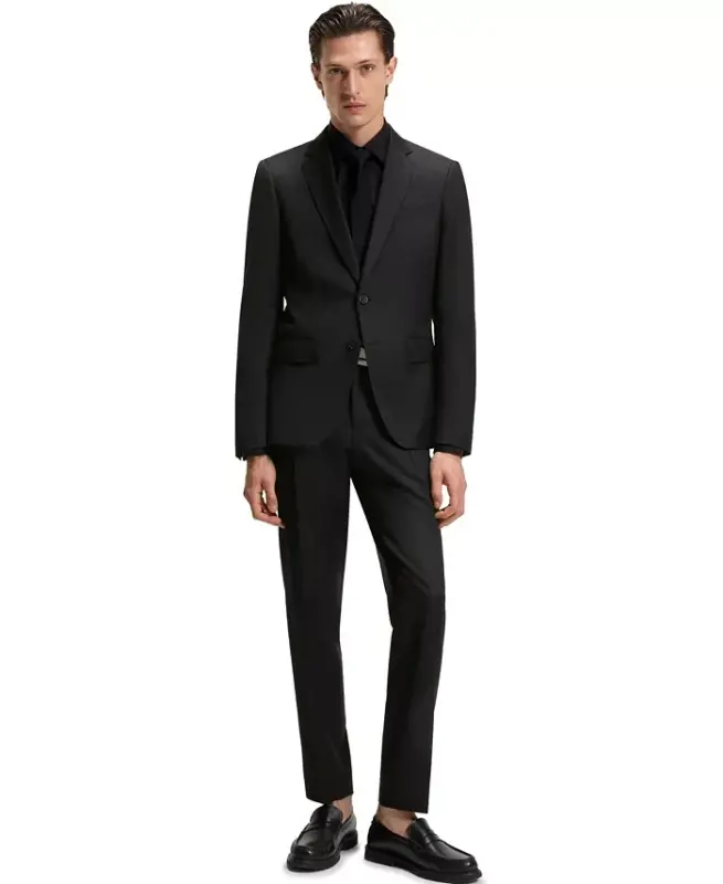 BOSS Men's Single-Breasted Jacket - Black - 7