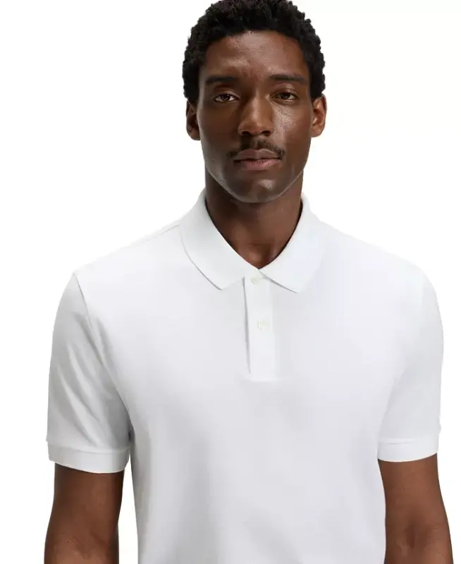 Boss Men's Cotton Regular-Fit Polo Shirt - 4