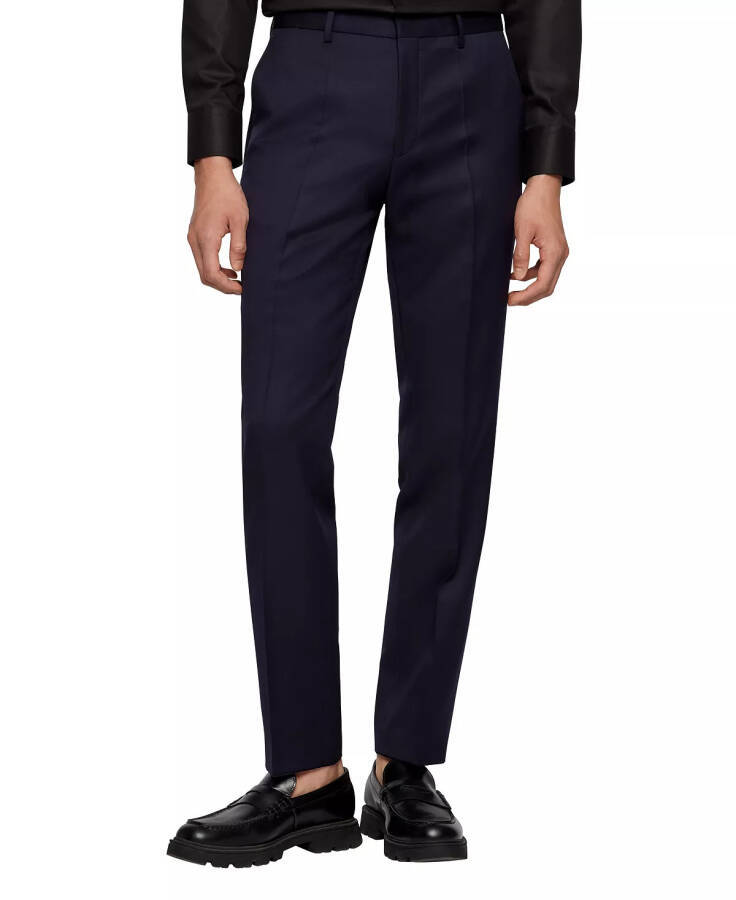 BOSS Men's Formal Trousers Dark Blue - 1