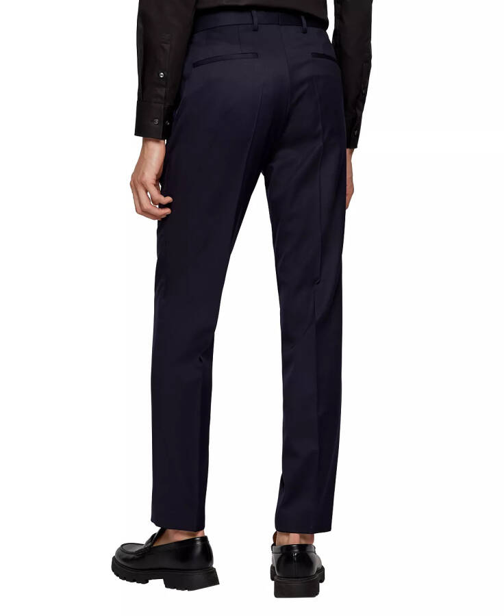 BOSS Men's Formal Trousers Dark Blue - 2