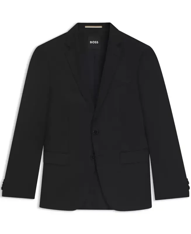 BOSS Men's Single-Breasted Jacket-Black - 5