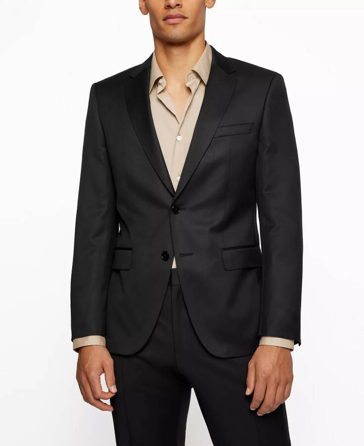 BOSS Men's Single-Breasted Jacket Black - 1