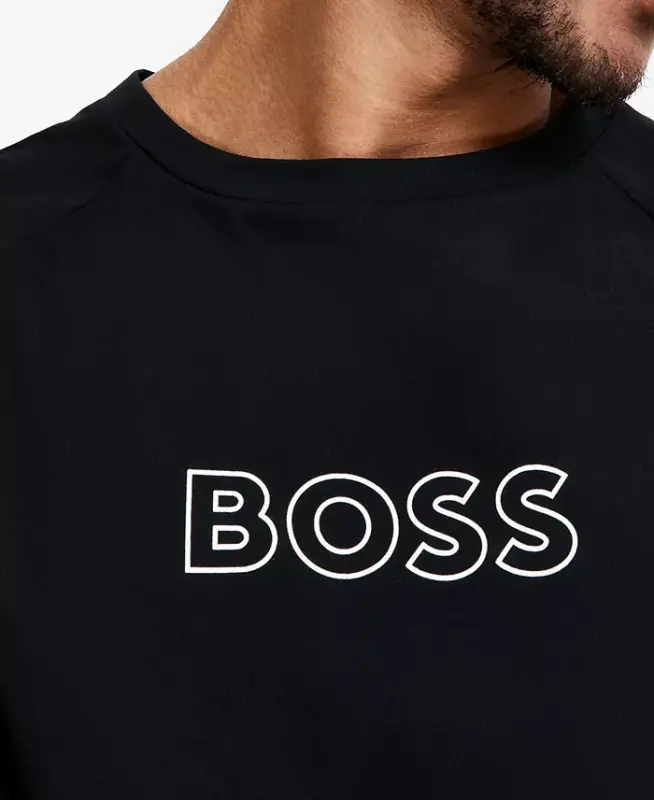BOSS Sun Protection Logo T-Shirt, Created for Modazone - Black - 3