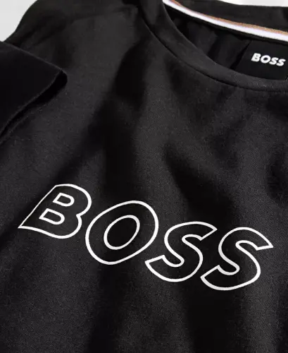 BOSS Sun Protection Logo T-Shirt, Created for Modazone - Black - 6