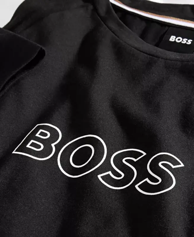 BOSS Sun Protection Logo T-Shirt, Created for Modazone - Black - 6