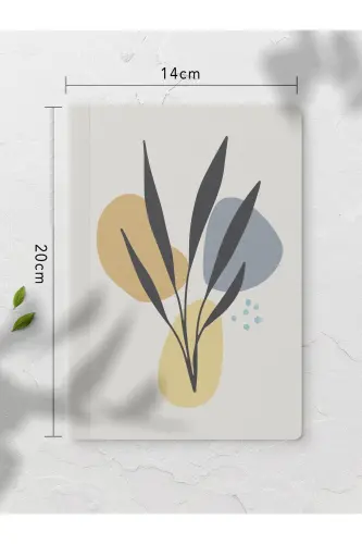 Botanika chizg'isiz daftar to'plami - 4 dona - 14cm*20cm - 64 sahifa - Rangli IV - 4