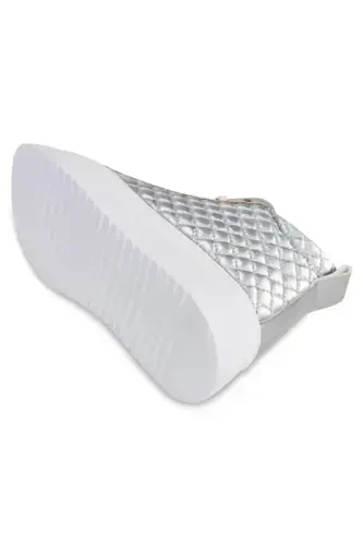 Ботинки для девочек, размеры 31-35, серебряный цвет. - CIVIL (1)