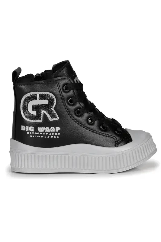 Ботинки для девочек Wasp на молнии. - 3