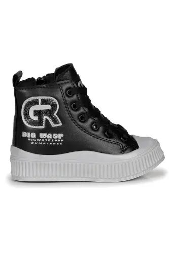 Ботинки для девочек Wasp на молнии. - 3