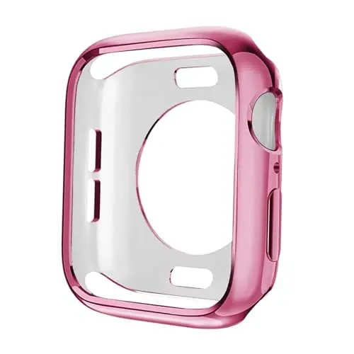BOTOMALL Apple Watch 41 mm 9-seriya 8-seriya 7-seriya bilan mos keladigan bamper korpusi Yumshoq egiluvchan TPU ingichka engil himoya qopqog'i iWatch uchun [Old ekran himoyachisi yo'q] 