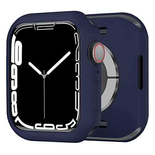 BOTOMALL Apple Watch 41mm 9-seriya, 8-seriya, 7-seriya bilan mos keladigan tampon korpusi Yumshoq egiluvchan TPU yupqa engil himoya qoplami iWatch uchun [Old ekran himoyachisi yo'q] - BOTOMALL (1)