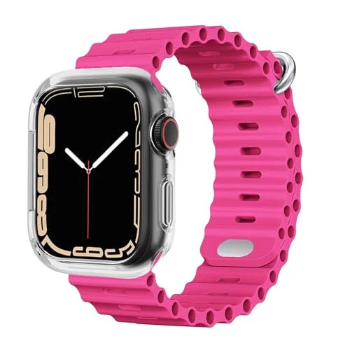 BOTOMALL Apple Watch 44 mm seriyali 6 5 4 SE bilan mos keladigan tampon qopqoq Yumshoq moslashuvchan TPU ingichka engil himoya qopqog'i iWatch uchun [Old ekran himoyachisi yo'q] - 5
