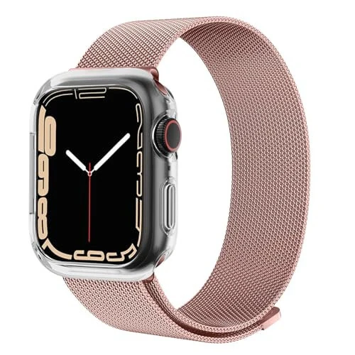 BOTOMALL Compatible with Apple Watch Bumper Case 44mm Series 6/5/4, SE 3/2/1 Soft Flexible TPU Thin Lightweight Protective Cover for iWatch [NO Front Screen Protector] - 4