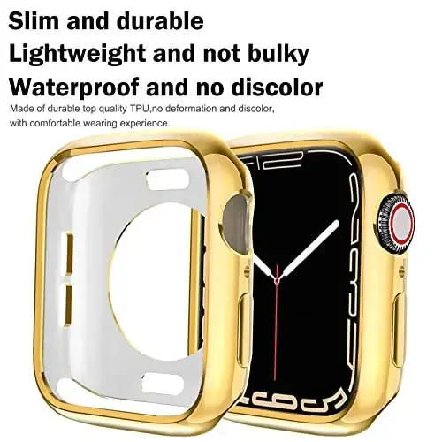 BOTOMALL Apple Watch Bumper Case 40mm Series 6/5/4, SE 3/2/1 bilan mos keladi, iWatch uchun yumshoq moslashuvchan TPU yupqa yengil himoya qopqog'i [Old ekran himoyachisi yo'q] - 3