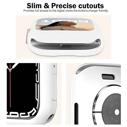 BOTOMALL Apple Watch Bumper Case 40mm Series 6/5/4, SE 3/2/1 bilan mos keladi, iWatch uchun yumshoq moslashuvchan TPU yupqa yengil himoya qopqog'i [Old ekran himoyachisi YO'Q] - 3