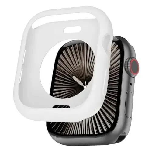 BOTOMALL Apple Watch Bumper Case 42mm Series 11(2025)/10 bilan mos keladi, iWatch uchun yumshoq moslashuvchan TPU yupqa yengil himoya qopqog'i [Old ekran himoyachisi YO'Q] - 1