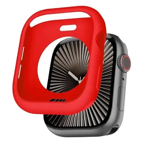 BOTOMALL Apple Watch Bumper Case 42mm Series 11(2025)/10 bilan mos keladi Yumshoq moslashuvchan TPU Yupqa engil himoya qoplamasi iWatch uchun [Old ekran himoyachisi yo'q] 