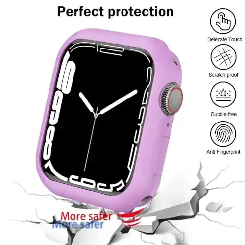 BOTOMALL Apple Watch Bumper Case 42mm Series 11(2025)/10 bilan mos keladi Yumshoq moslashuvchan TPU yupqa yengil himoya qopqog'i iWatch uchun [Old ekran himoyachisi YO'Q] - 4