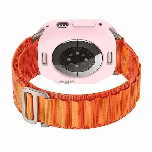 BOTOMALL Apple Watch Bumper Case Ultra 2 / Ultra 49mm bilan mos keladi, Yumshoq moslashuvchan TPU nozik yengil himoya qopqog'i iWatch uchun [Old ekran himoyachisi YO'Q] - 6