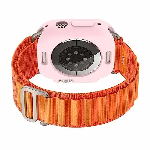 BOTOMALL Apple Watch Bumper Case Ultra 2 / Ultra 49mm bilan mos keladi, Yumshoq moslashuvchan TPU nozik yengil himoya qopqog'i iWatch uchun [Old ekran himoyachisi YO'Q] - 6