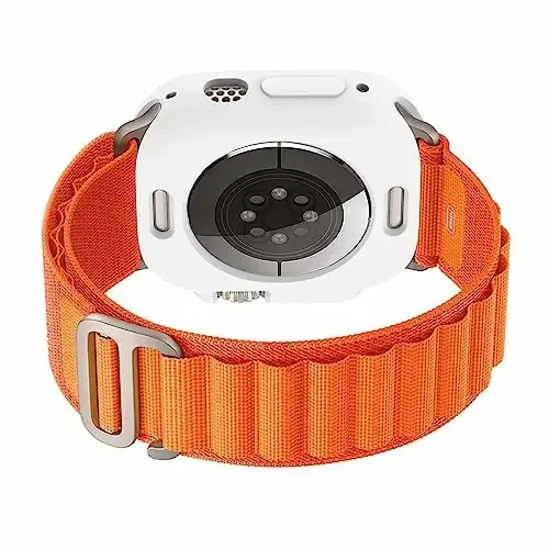 BOTOMALL Apple Watch Bumper Case Ultra 2 / Ultra 49mm bilan mos keladi. Yumshoq moslashuvchan TPU yupqa yengil himoya qopqog'i iWatch uchun [Old ekran himoyachisi YO'Q] - 6