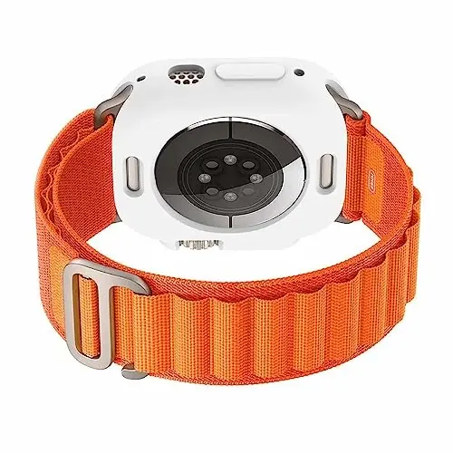 BOTOMALL Apple Watch Bumper Case Ultra 2 / Ultra 49mm bilan mos keladi. Yumshoq moslashuvchan TPU yupqa yengil himoya qopqog'i iWatch uchun [Old ekran himoyachisi YO'Q] - 6