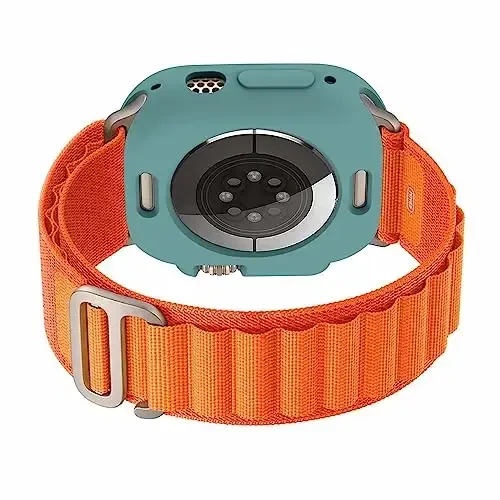 BOTOMALL Apple Watch Bumper Case Ultra 3(2025)/Ultra 2 / Ultra 49mm bilan mos keladi, yumshoq moslashuvchan TPU yupqa yengil himoya qopqog'i iWatch uchun [Old ekran himoyachisi YO'Q] - 6