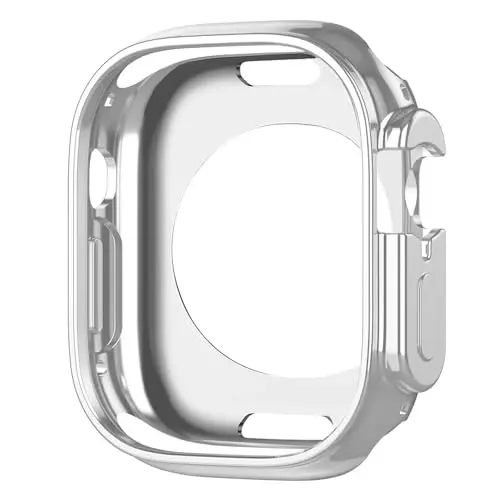 BOTOMALL Apple Watch Bumper Case Ultra 3(2025)/Ultra 2 / Ultra 49mm bilan mos keladi Yumshoq moslashuvchan TPU yupqa yengil himoya qopqog'i iWatch uchun [Old ekran himoyachisi YO'Q] 