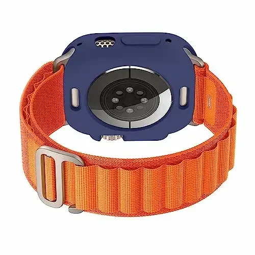 BOTOMALL Apple Watch Bumper Case Ultra 3(2025)/Ultra 2 / Ultra 49mm bilan mos keladi, yumshoq moslashuvchan TPU yupqa yengil himoya qopqog'i iWatch uchun [Old ekran himoyachisi yo'q] - 6