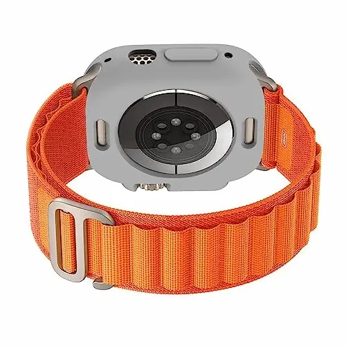 BOTOMALL Apple Watch Bumper Case Ultra 3(2025)/Ultra 2 / Ultra 49mm bilan mos keladi, yumshoq moslashuvchan TPU yupqa yengil himoya qopqog'i iWatch uchun [Old ekran himoyachisi YO'Q] - 6