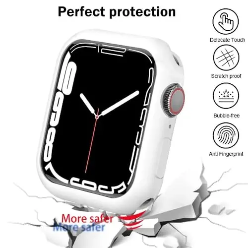 BOTOMALL Apple Watch Bumper Kılıf 46mm Seri 11(2025)/10 ile Uyumlu Yumuşak Esnek TPU İnce Hafif Koruyucu iWatch Kılıfı [Ön Ekran Koruyucu Yok] - 4
