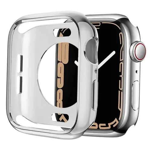 BOTOMALL Compatible with Apple Watch Bumper Case 42mm Series 11(2025)/10 Soft Flexible TPU Thin Lightweight Protective Cover for iWatch [NO Front Screen Protector] - MODAZONE